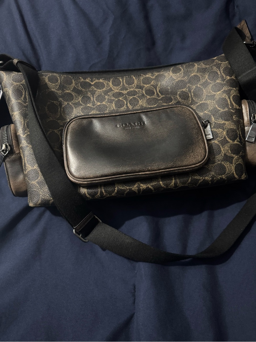 Coach Finn Loved Signature Canvas Crossbody Bag - Picture 3 of 8
